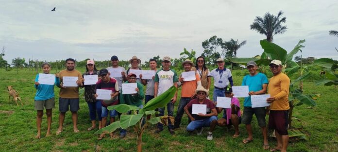 Sepror capacita agricultores de Manaquiri em boas práticas para melancia, hortaliças e biofertilizantes