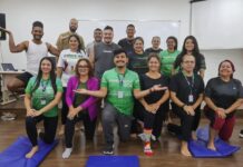 Profissionais do EnvelheSer 60+ recebem capacitação em hidroginástica e pilates pela Sejusc