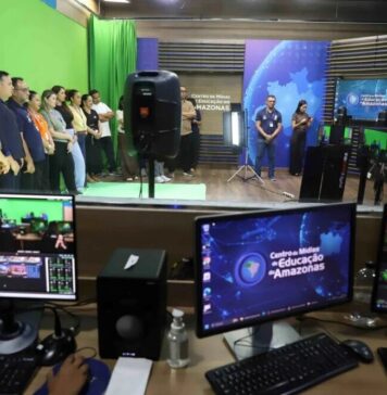 Comitiva de Roraima visita Núcleo de Segurança Escolar do Amazonas para intercâmbio de experiências