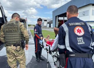 Operação aérea do Dioa resgata idoso indígena com complicações cardíacas em Manaus