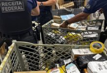 Receita Federal apreende R$ 69 milhões em mercadorias em ação anticontrabando nacional