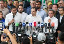 No primeiro dia à frente do Executivo, governador interino Roberto Cidade destaca estabilidade institucional e continuidade de projetos