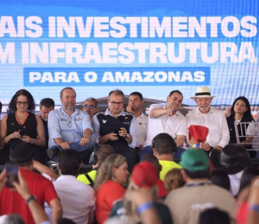 Ao lado do presidente Lula, governador Roberto Cidade destaca investimentos históricos e reforça avanço das obras na BR-319 no Amazonas