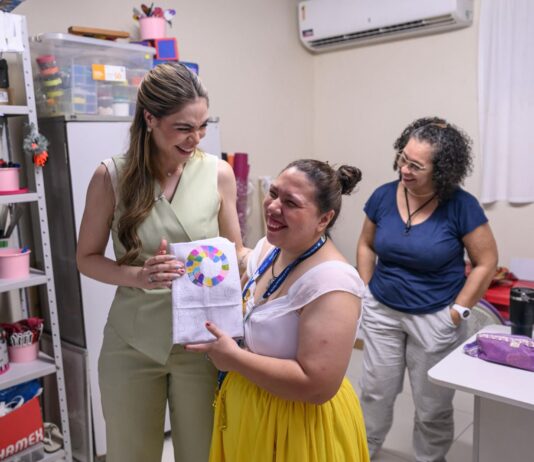 Primeira-dama Thaisa Cidade entrega equipamentos ao Abrigo Moacyr Alves e reforça apoio a instituições sociais por meio do FPS