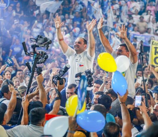 Cidade lança candidatura com Arena lotada e recado à oposição: “Vou responder com trabalho”